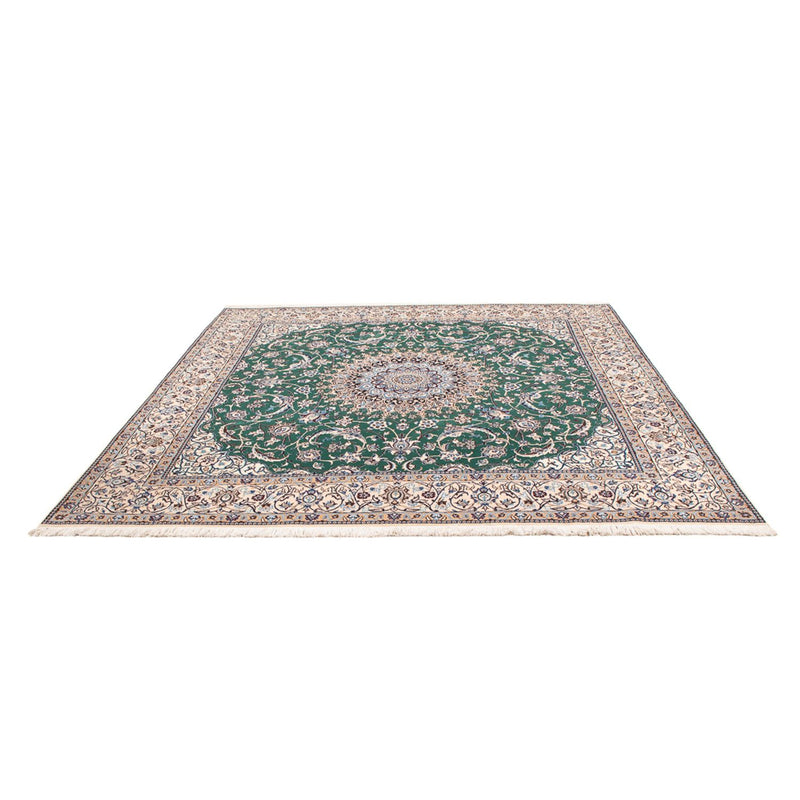 Tapete Persa - Nain - 264 x 248 cm - verde