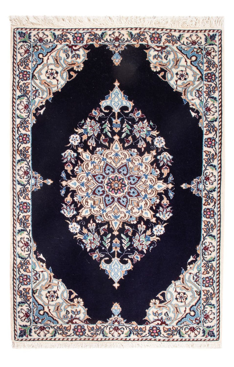 Nain - 6La Tapete 50x76cm - Tapete persa - azul escuro