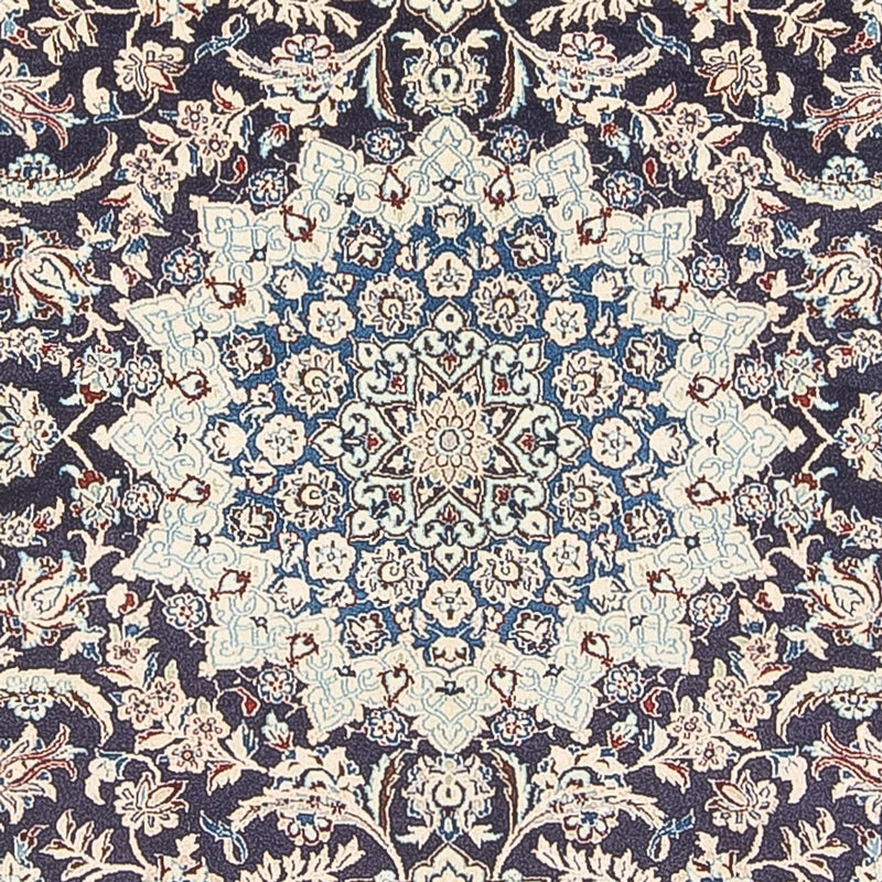 Tapete Persa - Nain - Premium - 195 x 130 cm - azul escuro