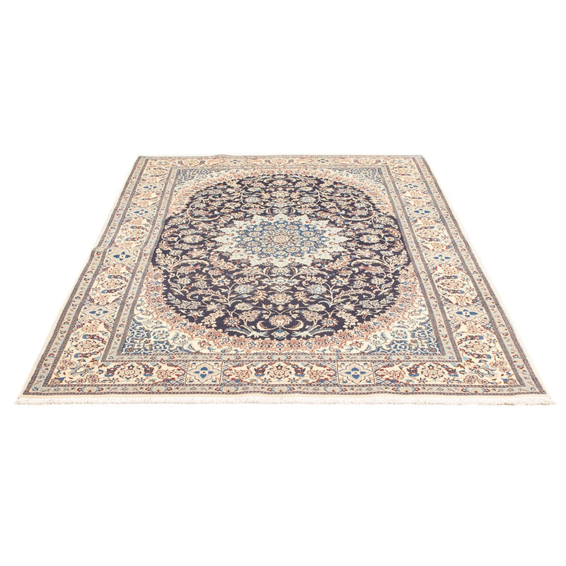 Tapete Persa - Nain - Premium - 195 x 130 cm - azul escuro
