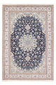 Tapete Persa - Nain - Premium - 198 x 130 cm - azul escuro