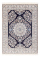 Tapete Persa - Nain - Premium - 147 x 104 cm - azul escuro