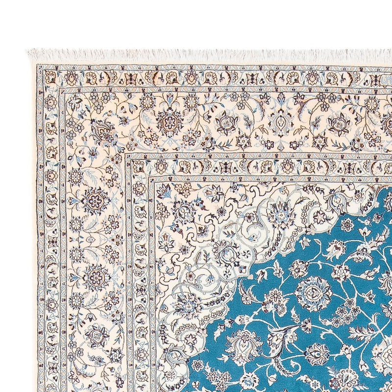 Tapete Persa - Nain - Premium - 308 x 208 cm - azul