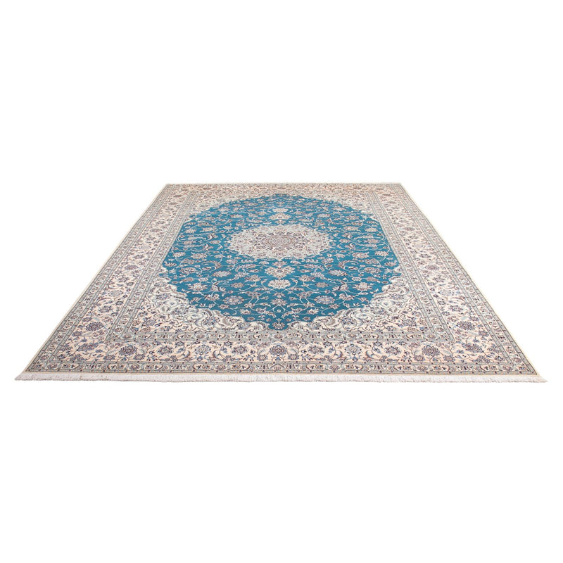 Tapete Persa - Nain - Premium - 308 x 208 cm - azul
