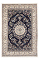 Tapete Persa - Nain - Premium - 205 x 135 cm - azul escuro