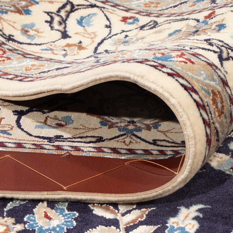 Tapete Persa - Nain - Premium - 205 x 135 cm - azul escuro