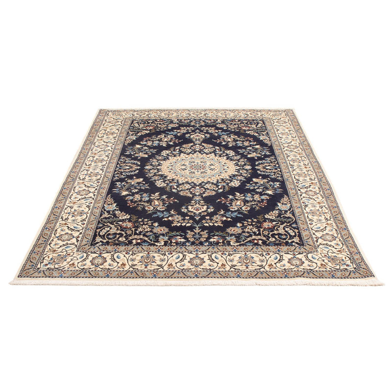 Tapete Persa - Nain - Premium - 205 x 135 cm - azul escuro