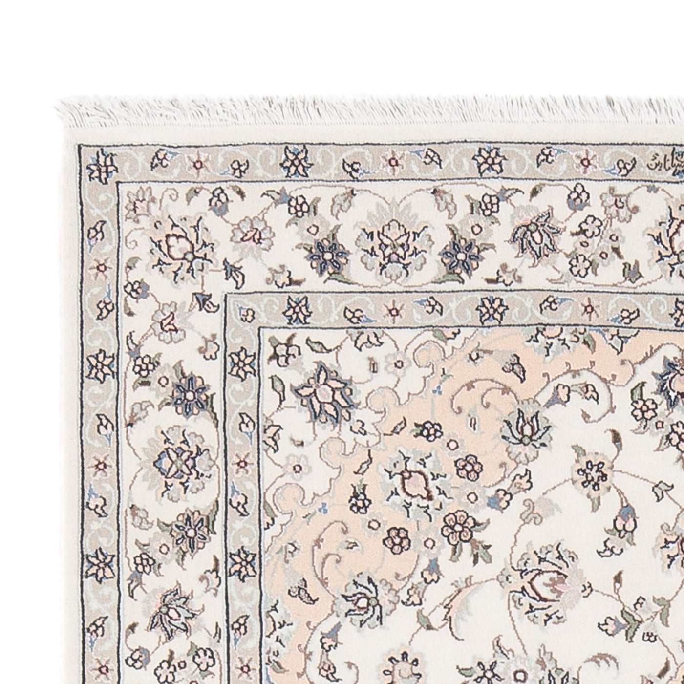 Tapete Persa - Nain - Premium - 161 x 109 cm - creme
