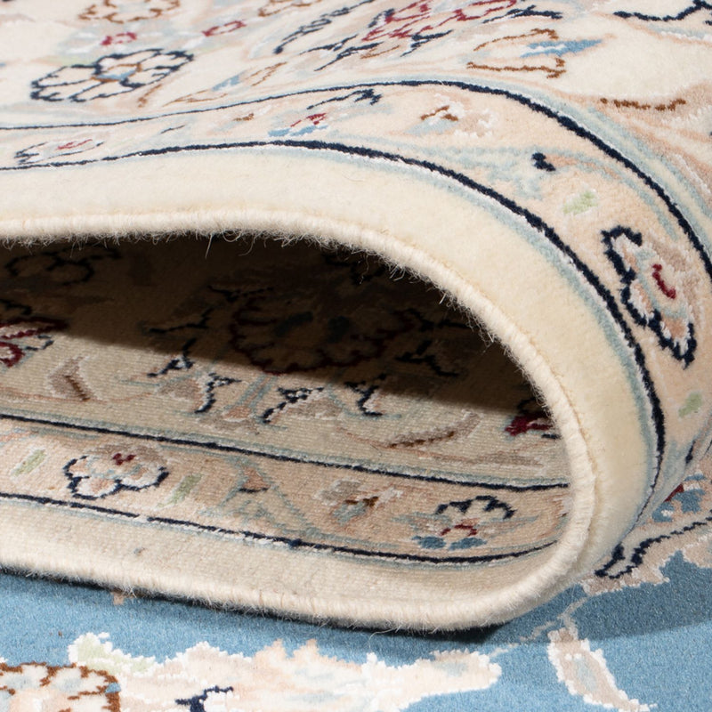 Tapete Persa - Nain - Premium - 198 x 152 cm - azul