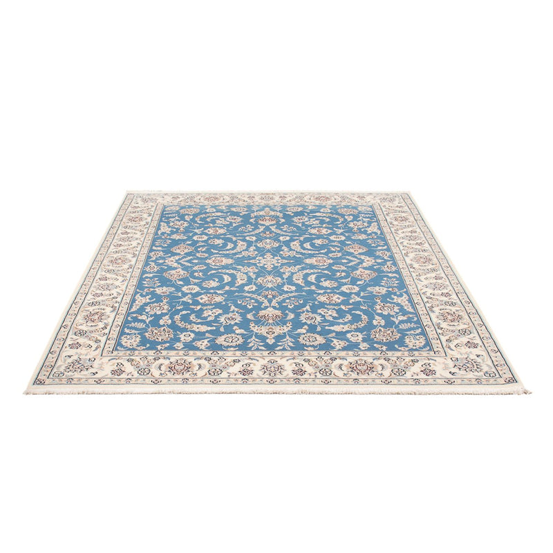 Tapete Persa - Nain - Premium - 198 x 152 cm - azul