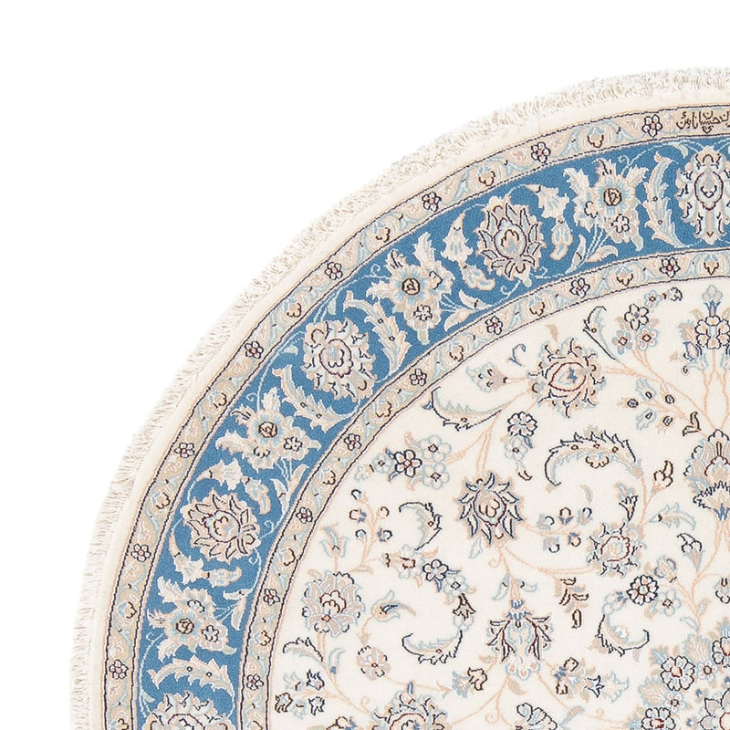 Tapete Persa - Nain - Premium ronda  - 150 x 150 cm - creme