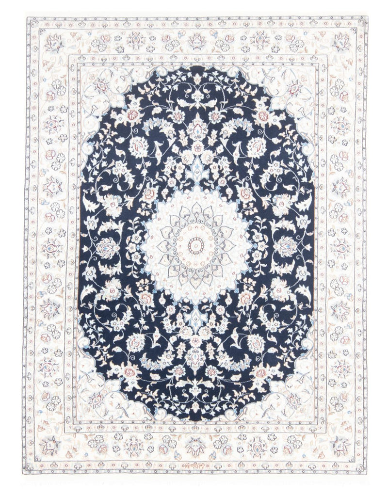 Nain - 9La Tapete 147x196cm - Tapete persa - azul escuro