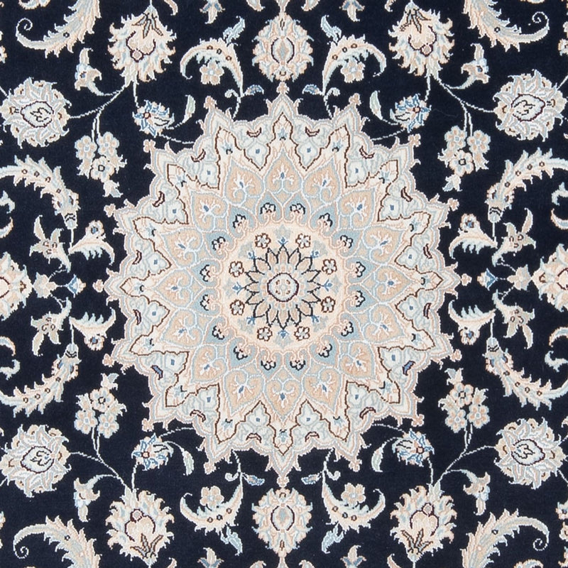 Tapete Persa - Nain - Premium - 203 x 147 cm - azul escuro
