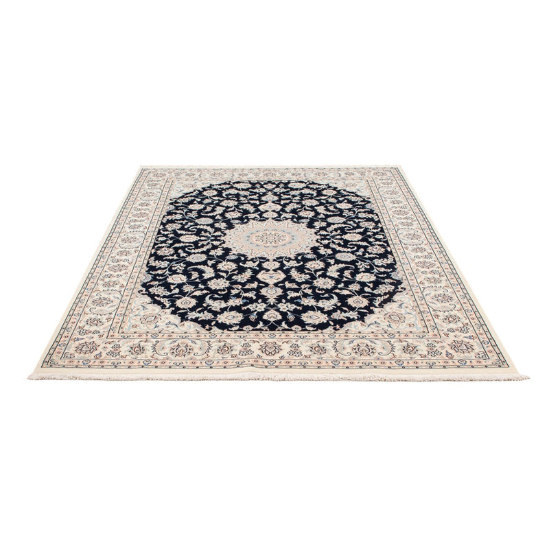 Tapete Persa - Nain - Premium - 203 x 147 cm - azul escuro