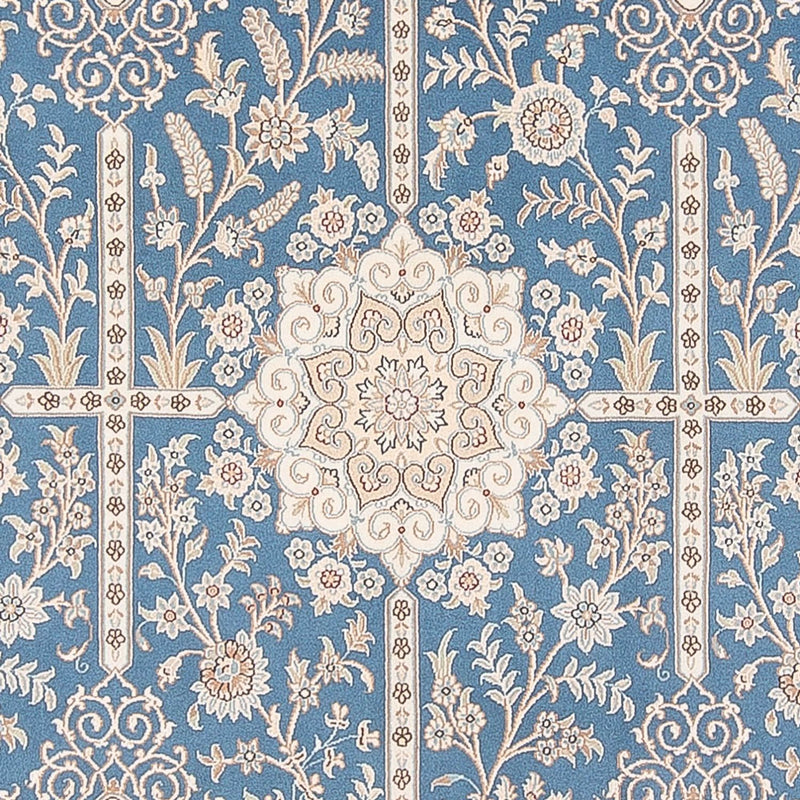 Tapete Persa - Nain - Premium - 298 x 200 cm - azul claro