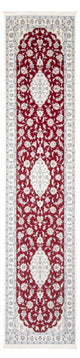 Corredor Tapete Persa - Nain - Premium - 355 x 87 cm - vermelho