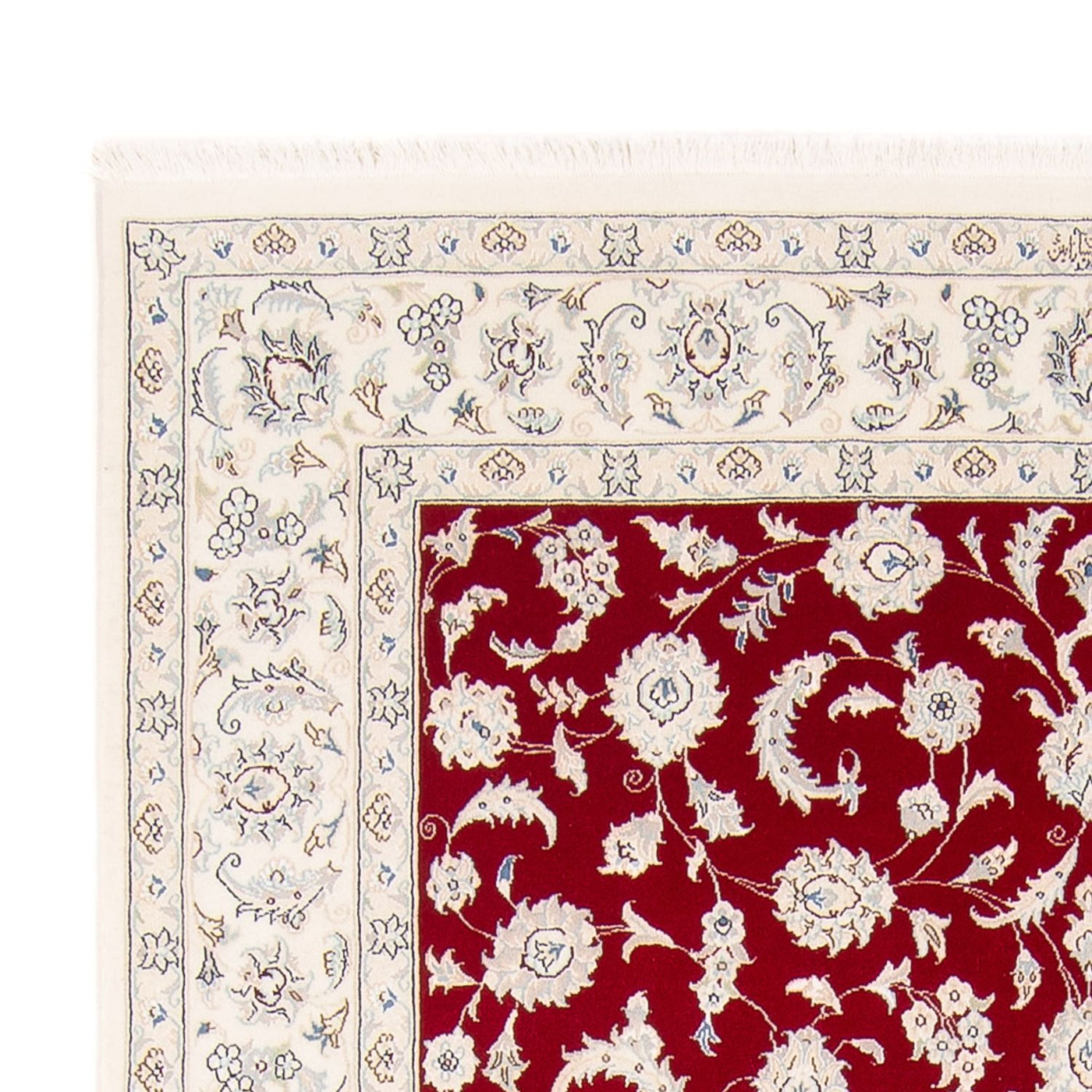 Tapete Persa - Nain - 232 x 171 cm - vermelho