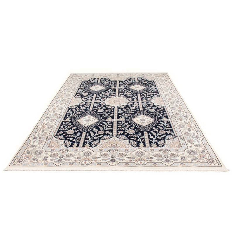 Tapete Persa - Nain - Premium - 294 x 196 cm - azul escuro