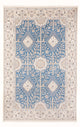 Tapete Persa - Nain - Premium - 295 x 197 cm - azul claro