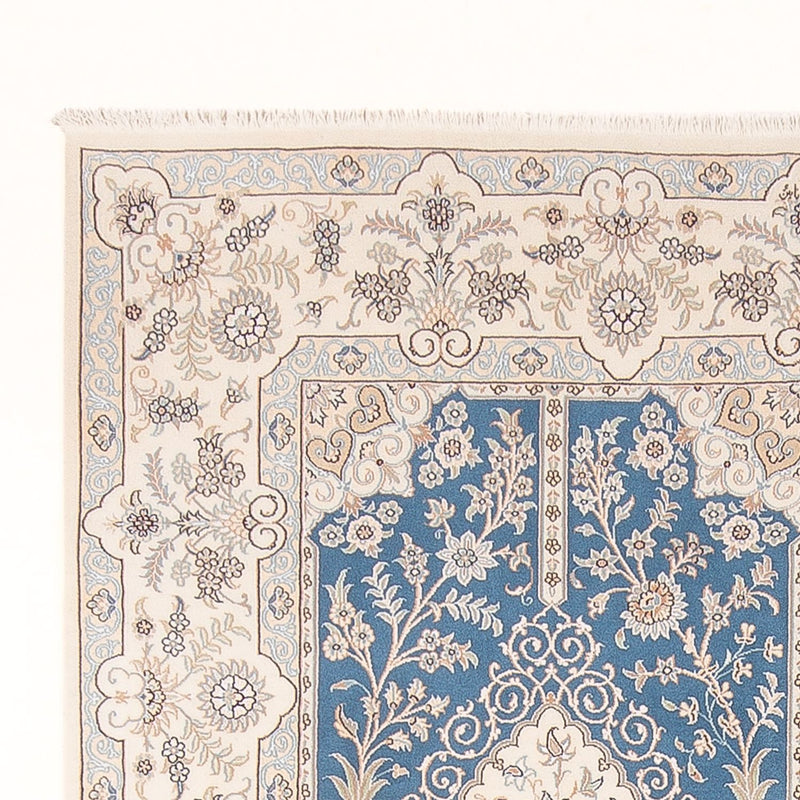 Tapete Persa - Nain - Premium - 295 x 197 cm - azul claro