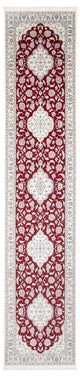 Corredor Tapete Persa - Nain - Premium - 393 x 90 cm - vermelho