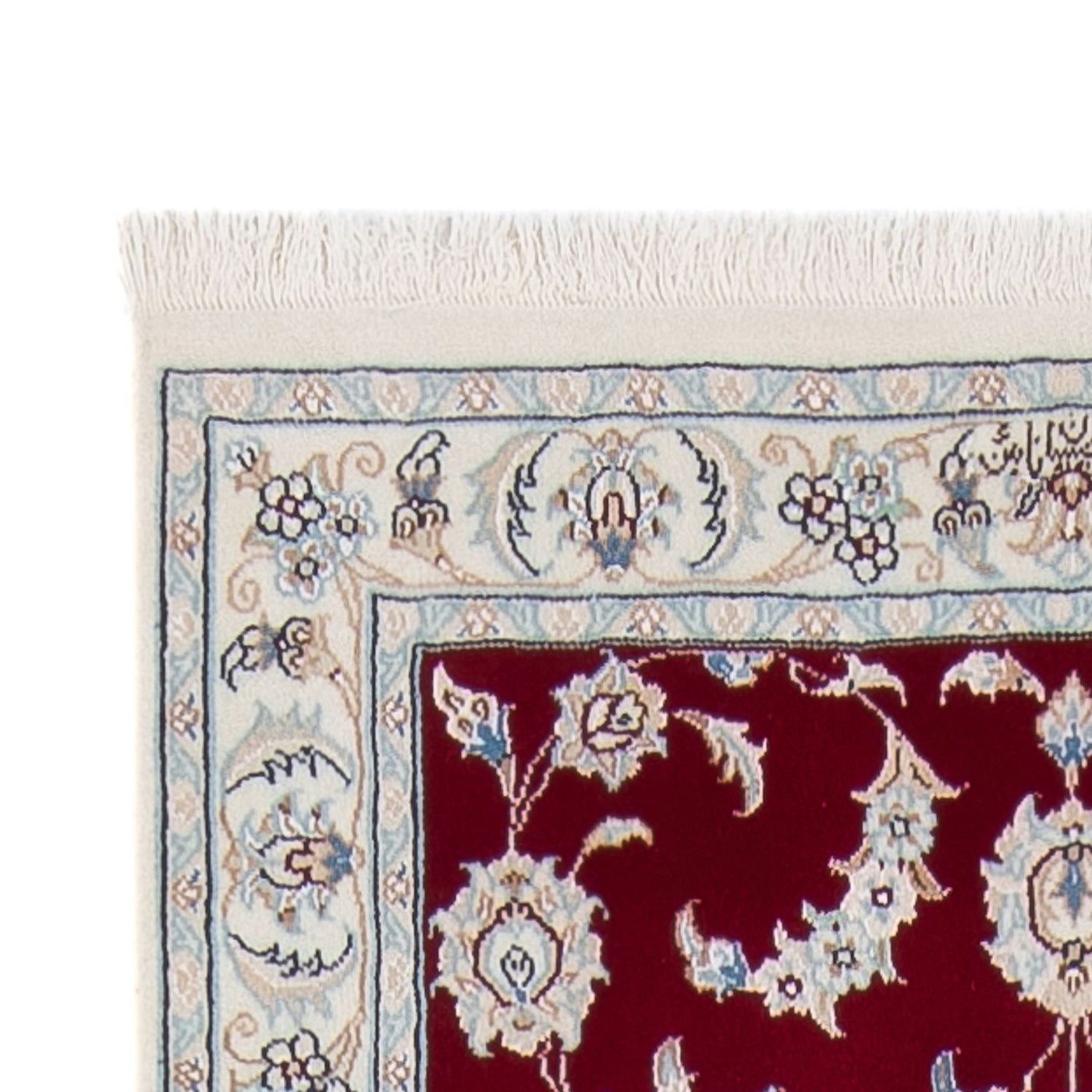 Corredor Tapete Persa - Nain - Premium - 297 x 82 cm - vermelho