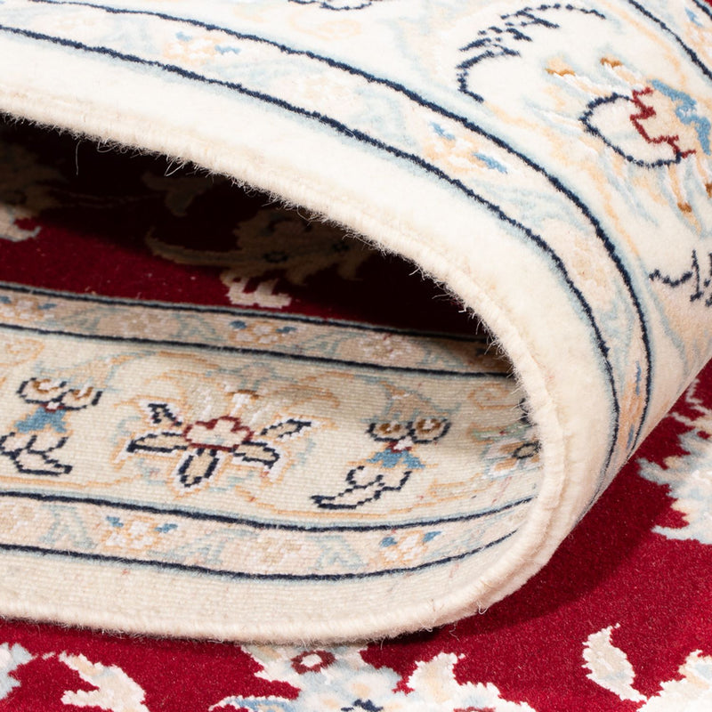Corredor Tapete Persa - Nain - Premium - 297 x 82 cm - vermelho