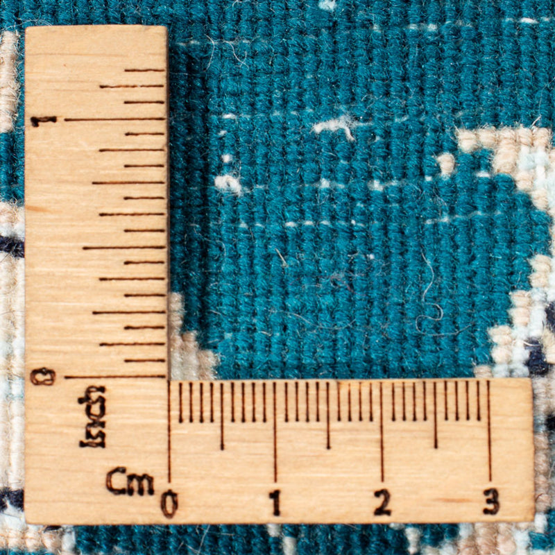 Corredor Tapete Persa - Nain - Premium - 298 x 81 cm - azul escuro