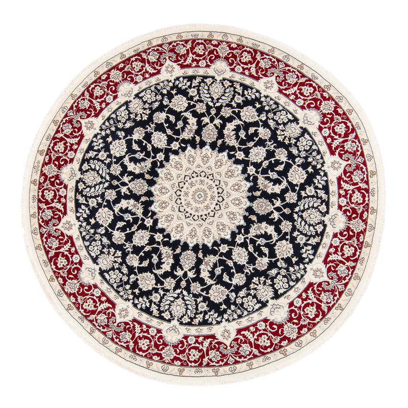 Nain Tapete 195x206cm - Tapete persa - azul escuro