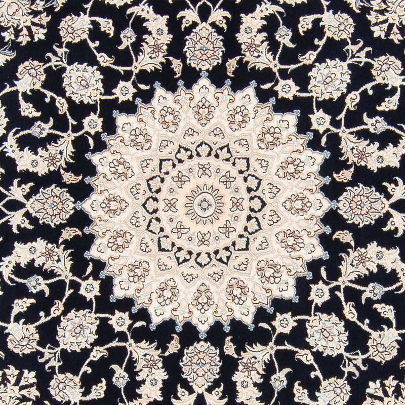 Nain Tapete 195x206cm - Tapete persa - azul escuro