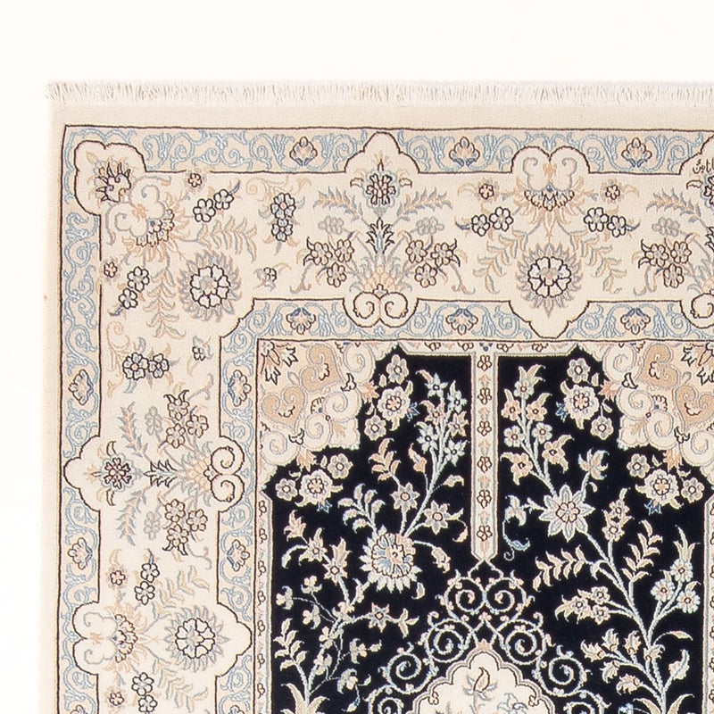 Tapete Persa - Nain - Premium - 302 x 199 cm - azul escuro