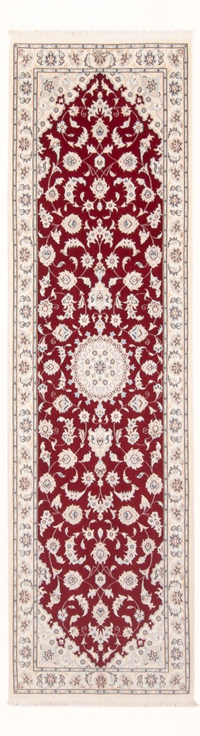 Corredor Tapete Persa - Nain - Premium - 248 x 81 cm - vermelho