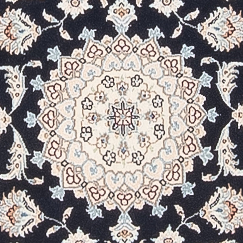Corredor Tapete Persa - Nain - Premium - 245 x 80 cm - azul escuro