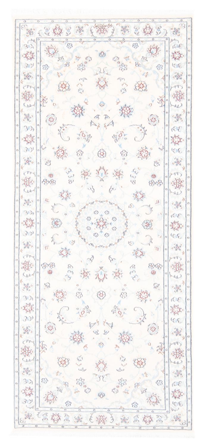 Corredor Tapete Persa - Nain - Royal - 197 x 82 cm - creme