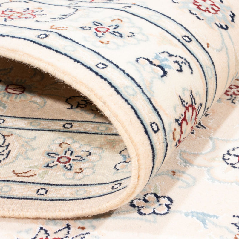 Corredor Tapete Persa - Nain - Royal - 197 x 82 cm - creme