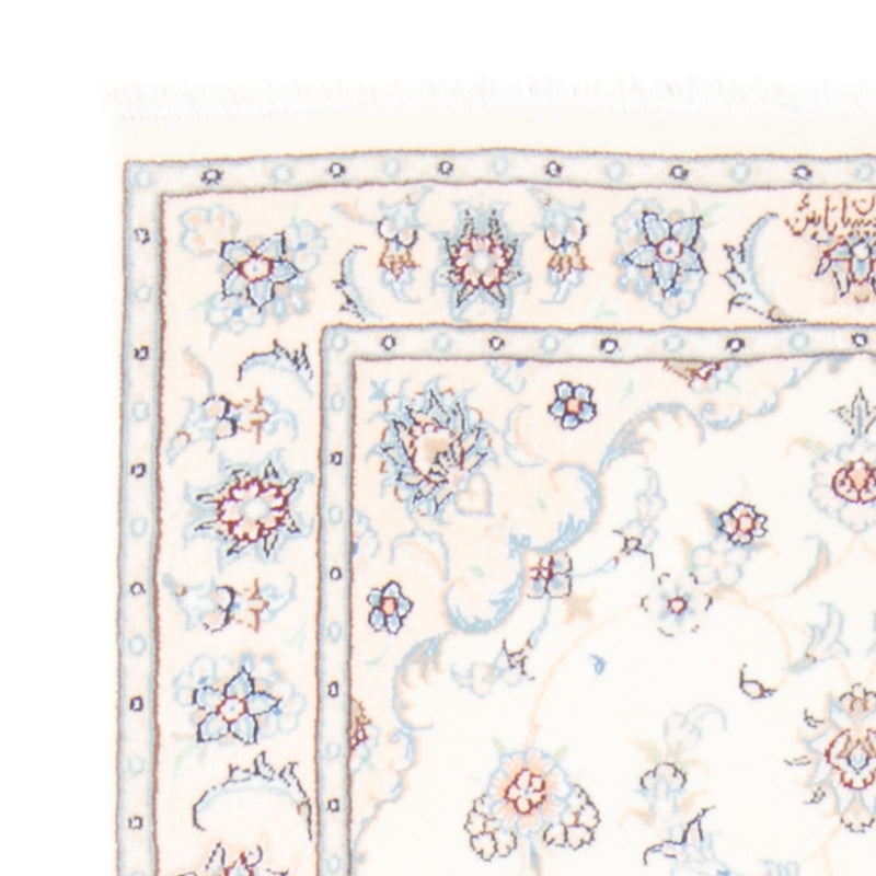 Corredor Tapete Persa - Nain - Royal - 197 x 81 cm - creme