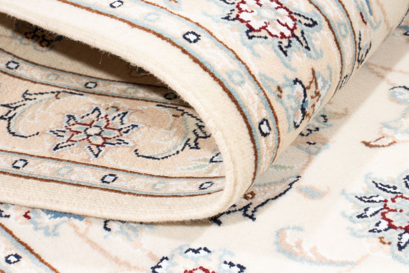 Corredor Tapete Persa - Nain - Royal - 197 x 81 cm - creme