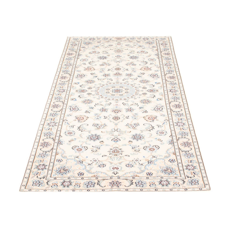 Corredor Tapete Persa - Nain - Royal - 197 x 81 cm - creme