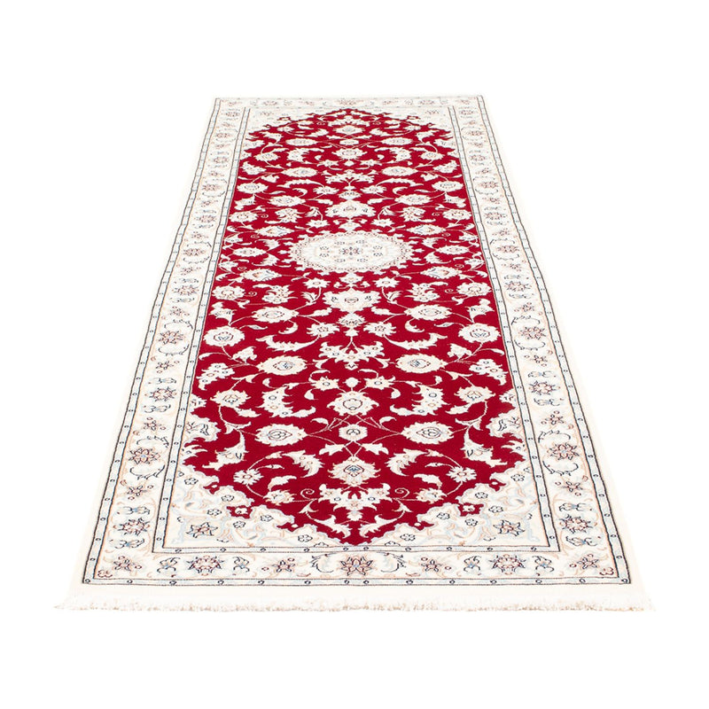 Corredor Tapete Persa - Nain - Premium - 243 x 81 cm - vermelho