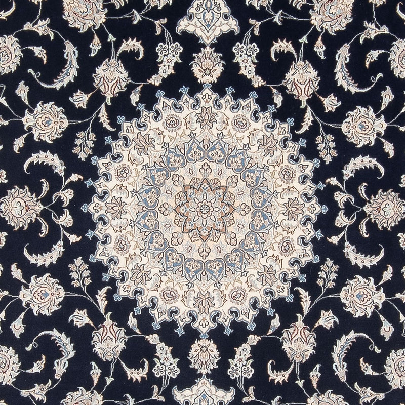 Tapete Persa - Nain - Premium - 296 x 196 cm - azul escuro