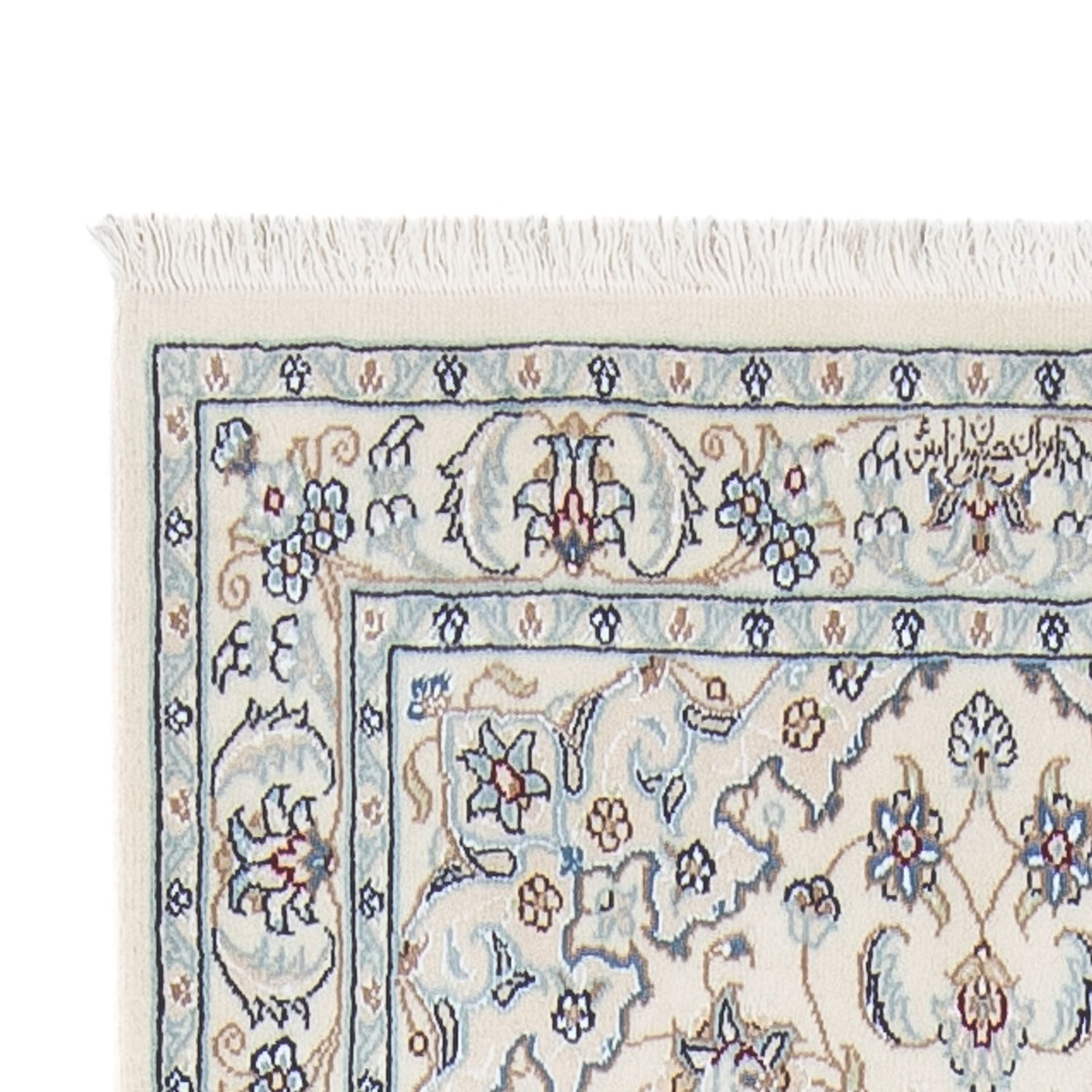Corredor Tapete Persa - Nain - Premium - 303 x 81 cm - creme