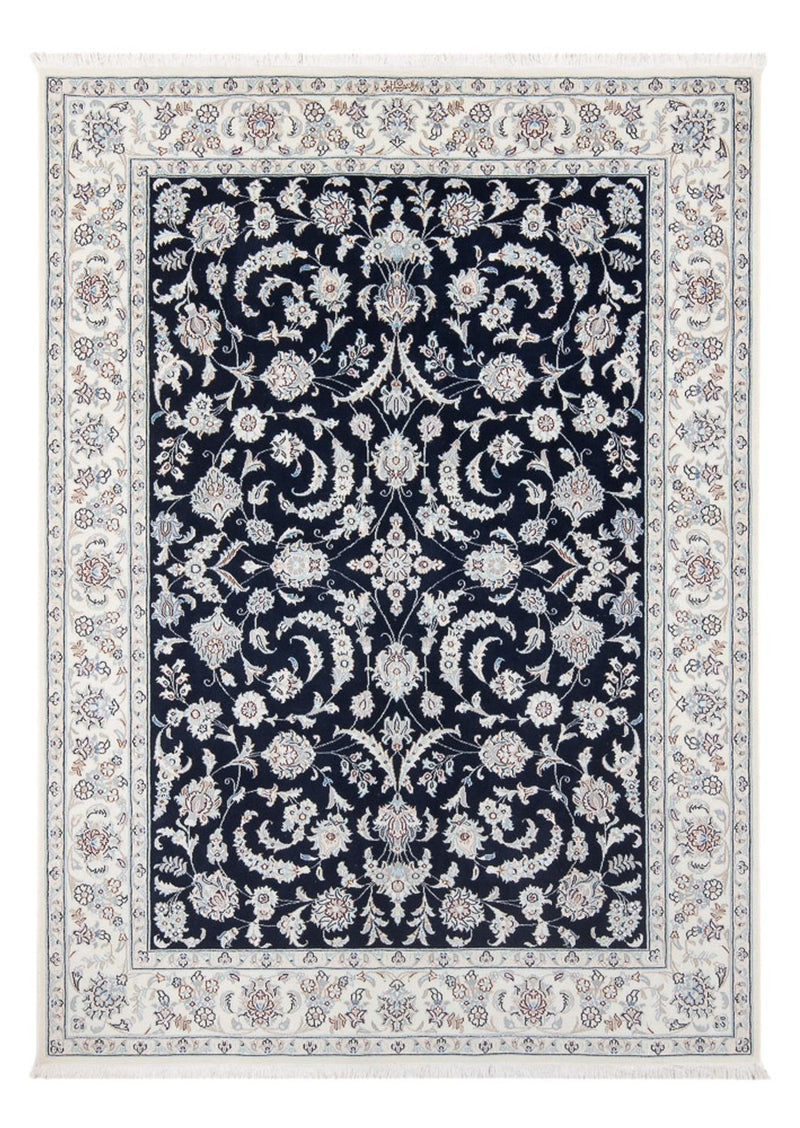 Tapete Persa - Nain - Premium - 202 x 150 cm - azul escuro