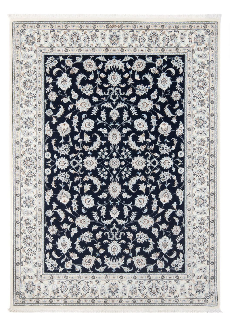 Tapete Persa - Nain - Premium - 203 x 150 cm - azul escuro