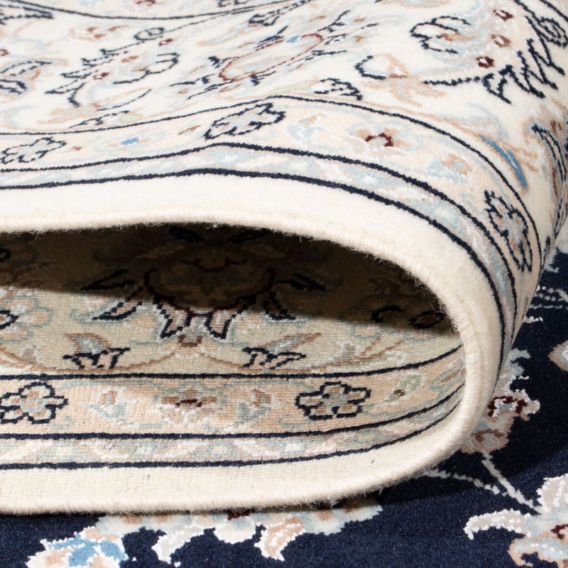 Tapete Persa - Nain - Premium - 203 x 150 cm - azul escuro