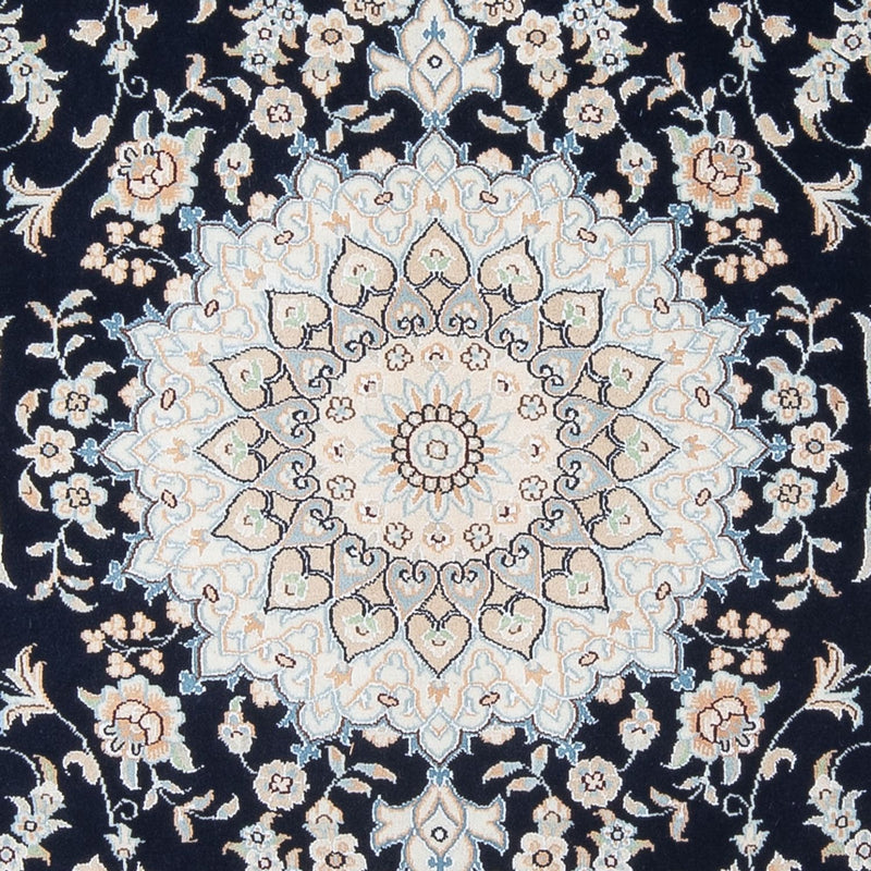 Tapete Persa - Nain - Premium - 195 x 150 cm - azul escuro