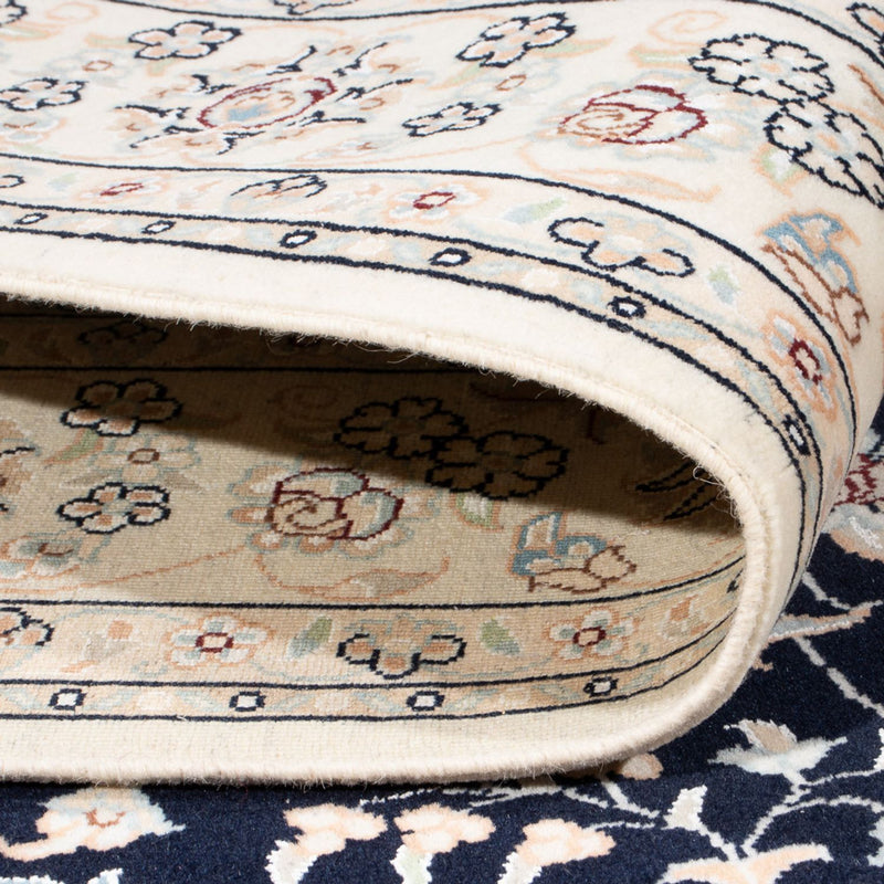 Tapete Persa - Nain - Premium - 195 x 150 cm - azul escuro