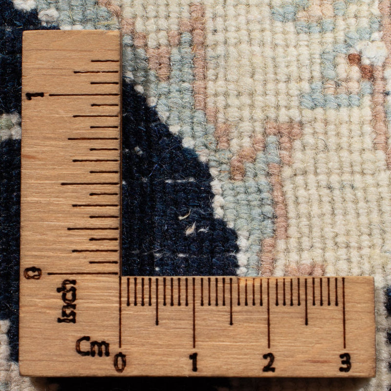 Corredor Tapete Persa - Nain - Premium - 339 x 86 cm - azul escuro