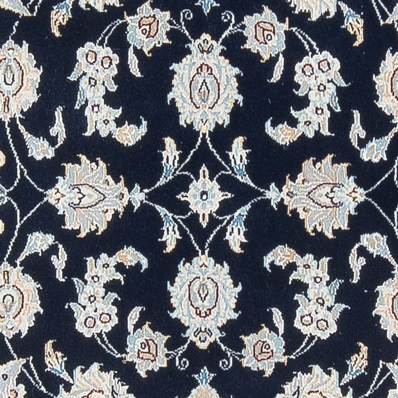 Corredor Tapete Persa - Nain - Premium - 304 x 81 cm - azul escuro
