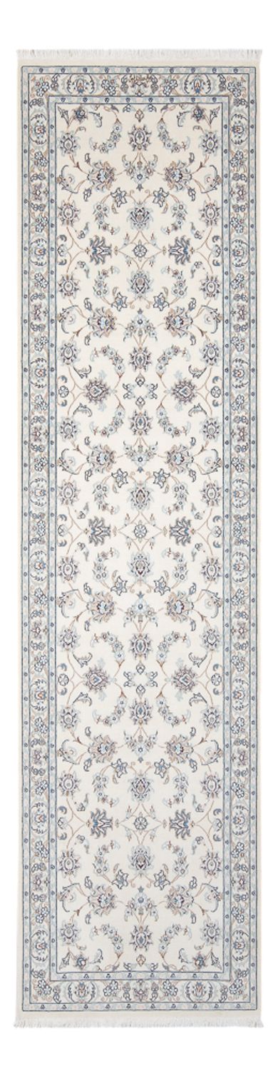 Corredor Tapete Persa - Nain - Premium - 301 x 83 cm - creme
