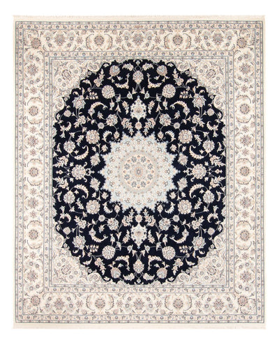 Nain Tapete 223x278cm - Tapete persa - azul escuro